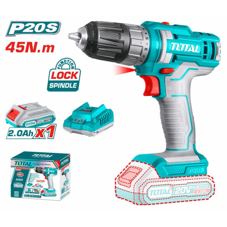 Дрель-шуруповерт TOTAL TDLI200518 Дрель-шуруповерт TOTAL TDLI200518