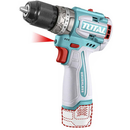 Дрель-шуруповерт ударная TOTAL TOSLI241199