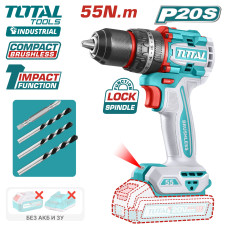 Дрель-шуруповерт ударная TOTAL TIDLI205581