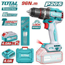 Дрель-шуруповерт ударная TOTAL TIDLI20968