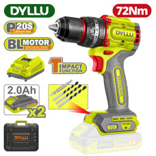 Дрель-шуруповерт ударная аккумуляторная DYLLU DTCDP7281