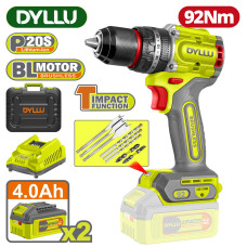 Дрель-шуруповерт ударная аккумуляторная DYLLU DTCDP9281