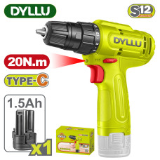Дрель-шуруповерт аккумуляторная DYLLU DTCDS518
