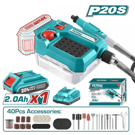 Гравер аккумуляторный TOTAL TMGLI20011 Гравер аккумуляторный TOTAL TMGLI20011