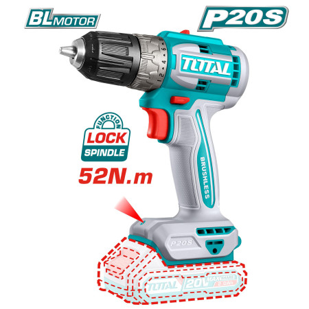 Набор аккумуляторного инструмента TOTAL TCKLI20272