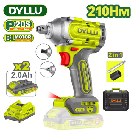 Гайковерт-винтоверт аккумуляторный DYLLU DTCD3B21 Гайковерт-винтоверт аккумуляторный DYLLU DTCD3B21