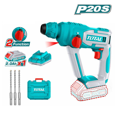 Перфоратор аккумуляторный TOTAL TRHLI201681 Перфоратор аккумуляторный TOTAL TRHLI201681