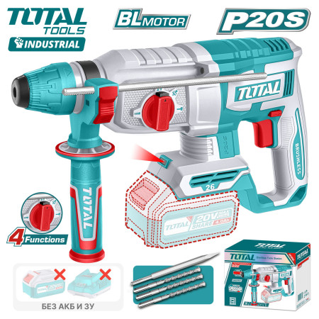 Перфоратор аккумуляторный TOTAL TRHLI20268