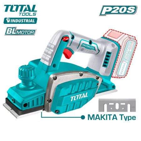 Рубанок аккумуляторный TOTAL TRLI20401 Рубанок аккумуляторный TOTAL TRLI20401