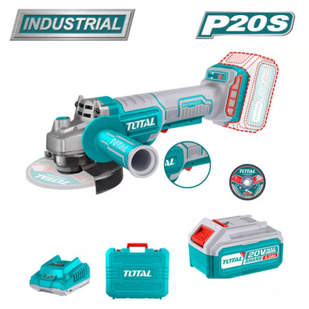 Углошлифмашина аккумуляторная TOTAL TAGLI2111561 Углошлифмашина аккумуляторная TOTAL TAGLI2111561