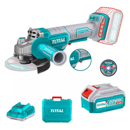 Углошлифмашина аккумуляторная TOTAL TAGLI2111561 Углошлифмашина аккумуляторная TOTAL TAGLI2111561