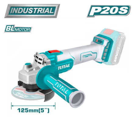 Углошлифмашина аккумуляторная TOTAL TAGLI201258 Углошлифмашина аккумуляторная TOTAL TAGLI201258