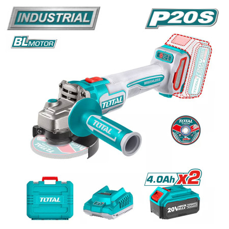 Углошлифмашина аккумуляторная TOTAL TAGLI211542 Углошлифмашина аккумуляторная TOTAL TAGLI211542