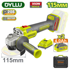Углошлифмашина аккумуляторная DYLLU DTLAP5322
