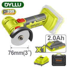 Углошлифмашина мини аккумуляторная 76 мм DYLLU DTLAP573
