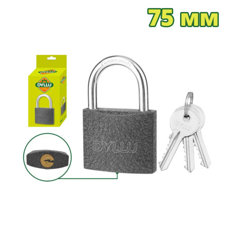 Замок навесной 75 мм DYLLU DTPD5575 Замок навесной 75 мм DYLLU DTPD5575