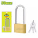 Замок навесной латунный 50 мм с длинной дужкой DYLLU DTPD2450