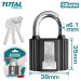 Замок навесной 37мм TOTAL TLK31381