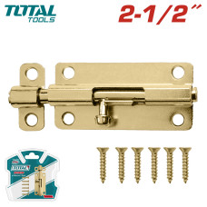 Шпингалет стальной 63,5 мм TOTAL THTB125