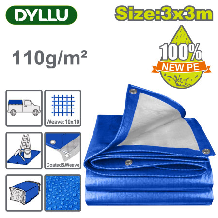 Брезент 3х3м DYLLU DTTQ1133 Брезент 3х3м DYLLU DTTQ1133