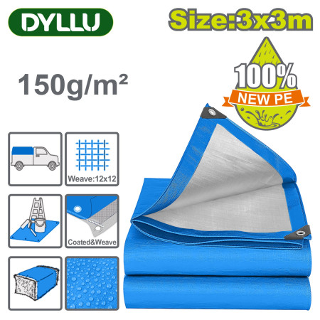 Брезент 3х3м DYLLU DTTQ5033 Брезент 3х3м DYLLU DTTQ5033