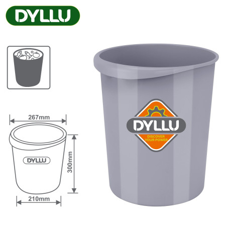 Ведро пластиковое для мусора 267x210x300 мм DYLLU DTLJ1330 Ведро пластиковое для мусора 267x210x300 мм DYLLU DTLJ1330