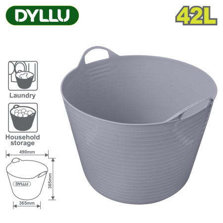 Ведро пластиковое гибкое 42 л DYLLU DTFT1142
