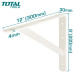 Кронштейн для полок 200 x 300 мм TOTAL THDSB0812