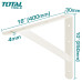 Кронштейн для полок 250 x 400 мм TOTAL THDSB1016 Кронштейн для полок 250 x 400 мм TOTAL THDSB1016