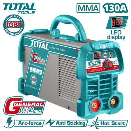 Инверторный сварочный аппарат 130А TOTAL TW213059 Инверторный сварочный аппарат 130А TOTAL TW213059