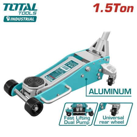 Домкрат гидравлический подкатной 1,5 т TOTAL THT108015 Домкрат гидравлический подкатной 1,5 т TOTAL THT108015