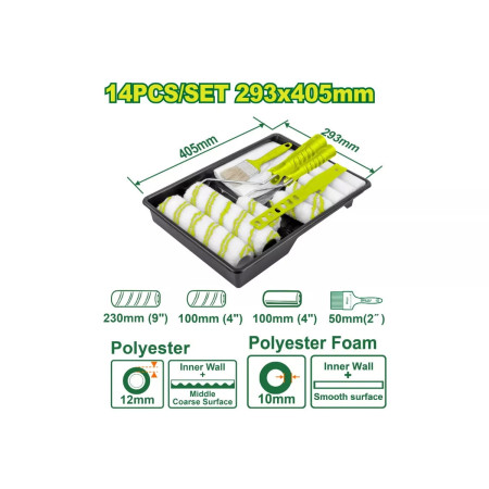 Набор малярного инструмента DYLLU DTCB3H13 (14 шт) Набор малярного инструмента DYLLU DTCB3H13 (14 шт)