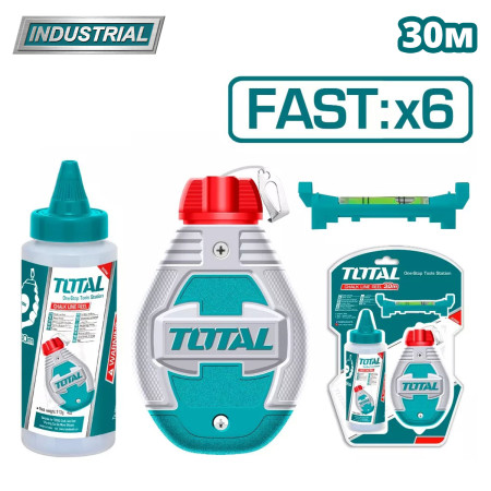 Шнур разметочный 30 м TOTAL THT666301 Шнур разметочный 30 м TOTAL THT666301