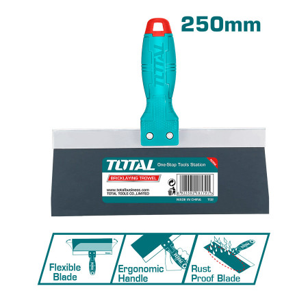Шпатель фасадный 250 мм TOTAL THPUT25011 Шпатель фасадный 250 мм TOTAL THPUT25011