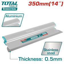Шпатель-правило нерж. с алюм. ручкой 350 мм TOTAL THSCL01401