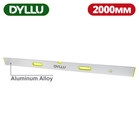 Правило алюминиевое с уровнем 2000мм DYLLU DTSL6G200