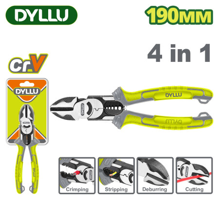 Бокорезы комбинированные 190мм DYLLU DTPL3778 Бокорезы комбинированные 190мм DYLLU DTPL3778