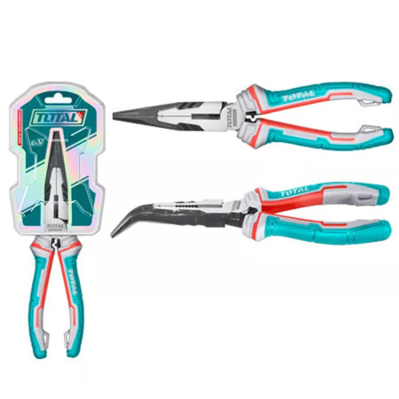 Длинногубцы изогнутые 200 мм TOTAL THT24816S Длинногубцы изогнутые 200 мм TOTAL THT24816S