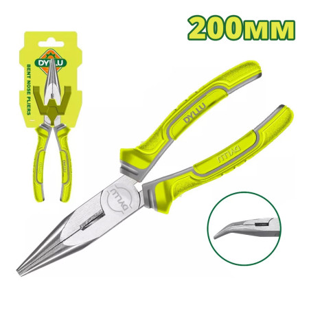 Длинногубцы изогнутые 200 мм DYLLU DTPL4C08 Длинногубцы изогнутые 200 мм DYLLU DTPL4C08