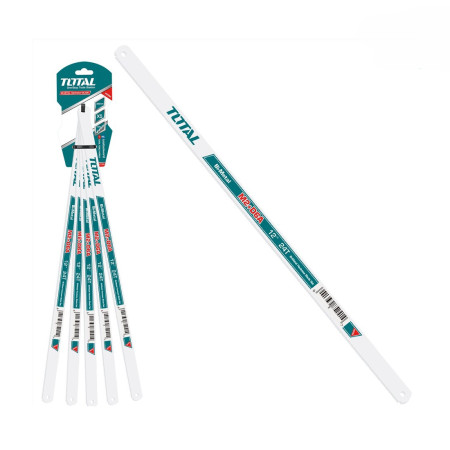 Полотно ножовочное биметаллическое 300 мм TOTAL THTKT58245 (5 шт) Полотно ножовочное биметаллическое 300 мм TOTAL THTKT58245 (5 шт)