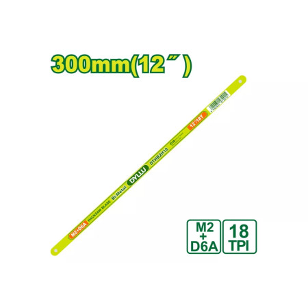 Полотно ножовочное биметаллическое 300 мм DYLLU DTHB2H18 Полотно ножовочное биметаллическое 300 мм DYLLU DTHB2H18