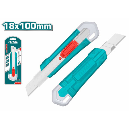 Нож строительный выдвижной TOTAL THT511805 Нож строительный выдвижной TOTAL THT511805