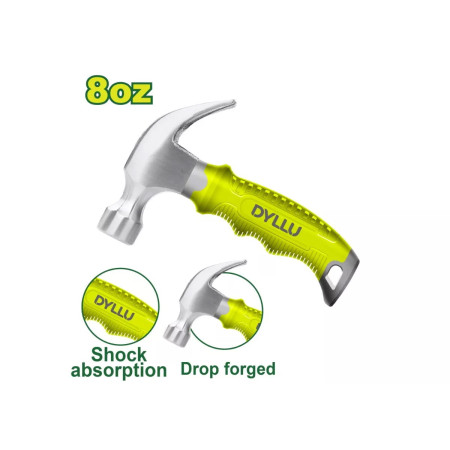 Молоток-гвоздодер 0,22 кг DYLLU DTHM33D8