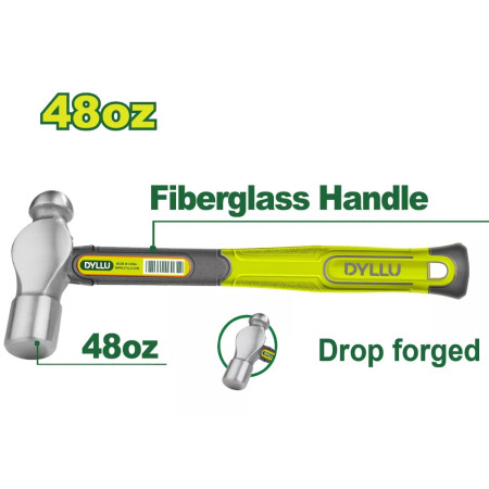 Молоток рихтовочный 1300гр. DYLLU DTHM5348 Молоток рихтовочный 1300гр. DYLLU DTHM5348