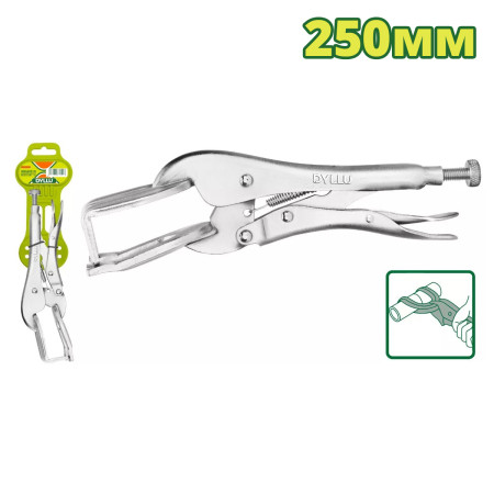 Зажим с фиксатором 250 мм DYLLU DTLP6210 Зажим с фиксатором 250 мм DYLLU DTLP6210
