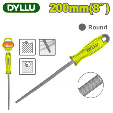 Напильник круглый 200 мм DYLLU DTFE7848