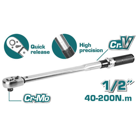 Ключ динамометрический 1/2 " TOTAL THPTW200N2