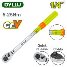 Ключ динамометрический 1/4 " DYLLU DTWQ1D14