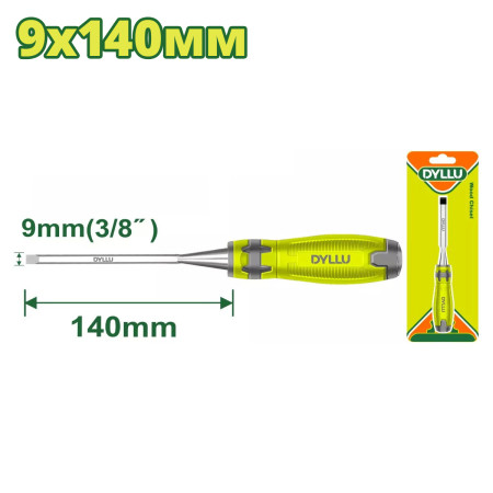 Стамеска плоская 9 x 140 мм DYLLU DTWC1209 Стамеска плоская 9 x 140 мм DYLLU DTWC1209