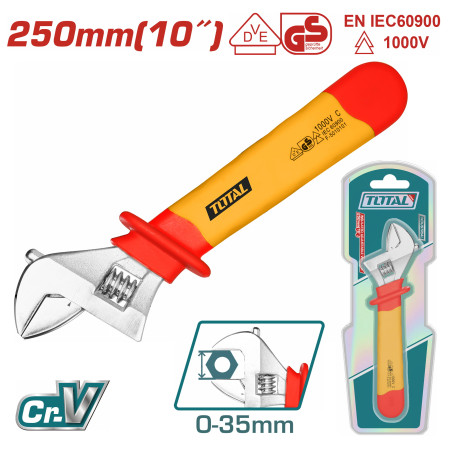 Ключ разводной диэлектрический TOTAL THIADW101